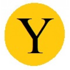 Бусины с буквами золотистые Y